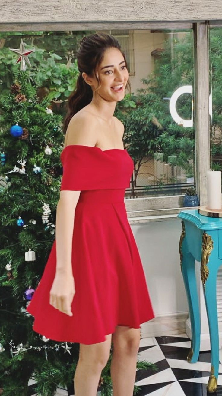 Auburn Off Shoulder Flare Dress Rutu Neeva Auburn Off Shoulder Flare Dress Rutu Neeva