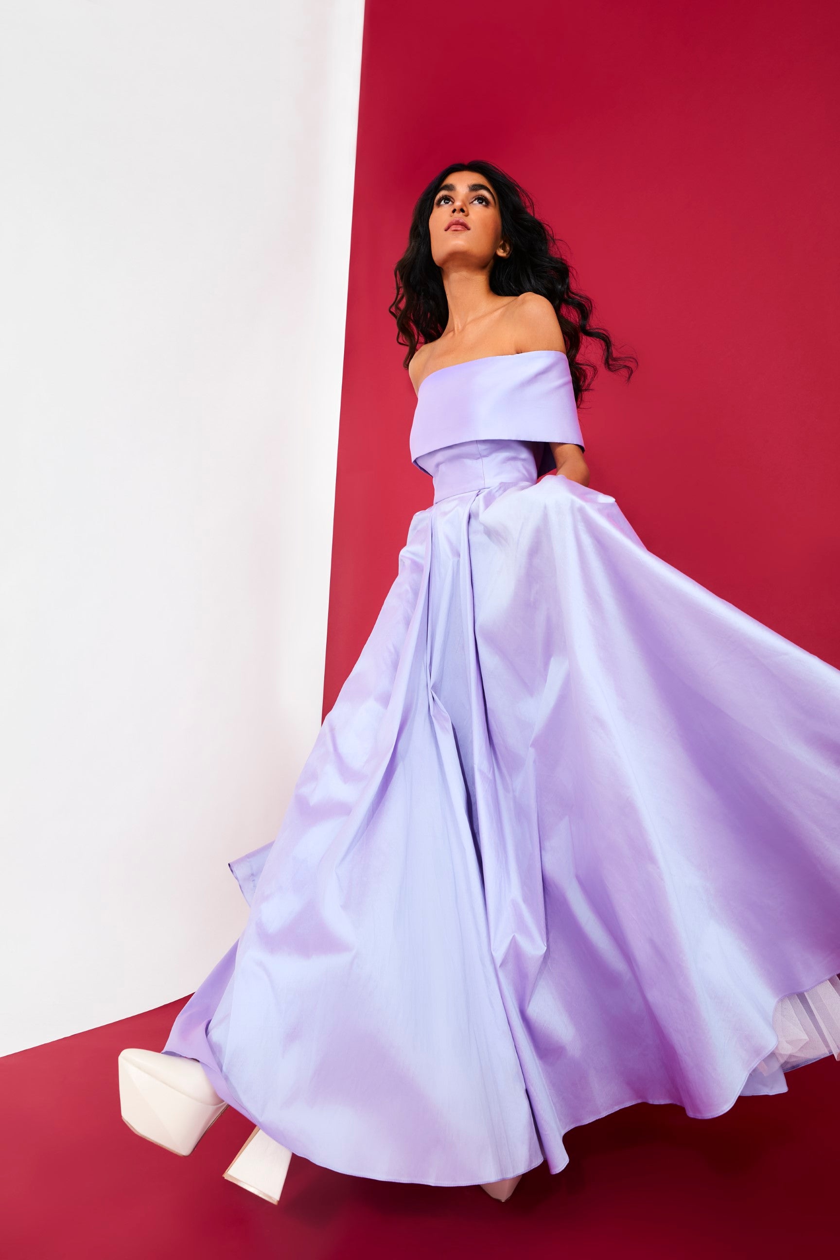 The Lilac Flounce Dress