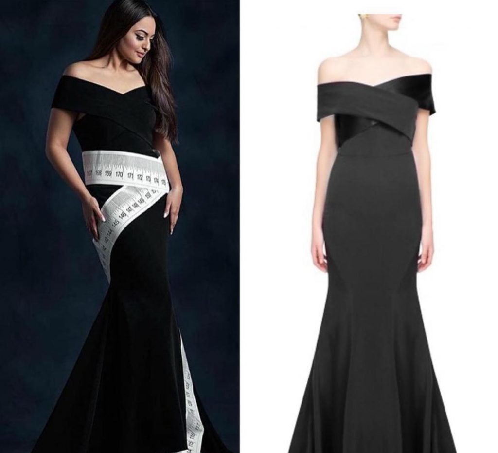 Black Crossover Gown